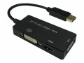Value - Videokonverter - DisplayPort - DVI, HDMI, VGA - Schwarz