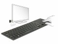 DeLock Tastatur 12454 mit Touchpad, Tastatur Typ