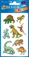 Z-DESIGN Sticker Kids 53145 Dinosaurier 3 Stück, Kein