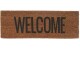 present time Fussmatte Welcome Braun 75 cm x 26 cm