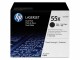 Hewlett-Packard HP Toner 55X - Black 2er-Pack (CE255XD),