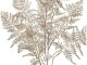 Botanic-Haus Kunstblume Farnzweig Glimmer 3-er Set, 84 cm, Silber
