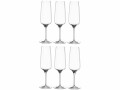 Leonardo Sektglas Cesti 240 ml, 6 Stück, Grau/Transparent, Material