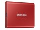 Bild 3 Samsung Externe SSD Portable T7 Non-Touch, 1000 GB, Rot