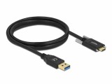 DeLock USB 3.1-Kabel Schraube seitlich USB A - USB