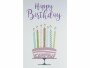 ABC Geburtstagskarte Kuchen, Papierformat: 11 x 17 cm