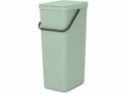 Brabantia Recyclingbehälter Sort & Go 40 l, Hellgrün, Material
