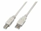 Wirewin USB2.0-Kabel A-B: 1.5m, grau,