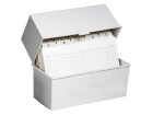 Biella Karteibox A7 Grau, Medienformat: A7, Material: Kunststoff