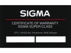 SIGMA Sigma Fisheye Objektiv 8mm f / 3.5 EX DG
