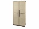 Art Plast Gartenschrank Taupe/Elfenbein, Tiefe: 39 cm, Breite: 70 cm