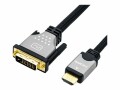 Roline ROLINE DVI-D/HDMI 3,0m Kabel, DVI (24+1) ST