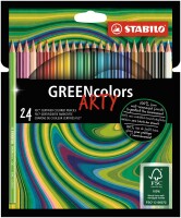 STABILO Farbstift ARTY 106019124 GREENcolors 24 Stück, Kein