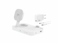 4smarts Wireless Charger Qi2 Weiss, Induktion Ladestandard: Qi2