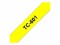 Bild 0 Brother Schriftbandkassette P-touch TC-601 schwarz gelb laminiert