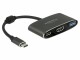 DeLock Adapter USB-C - HDMI, USB 3.0 Schwarz