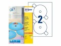 AVERY Zweckform Avery Full Face CD/DVD Label - Glänzend - beschichtet