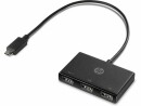 HP Inc. HP USB-C to USB-A - Concentrateur (hub) - 3