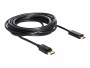 DeLock Kabel DisplayPort - HDMI, 5 m, Kabeltyp: Anschlusskabel