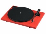Pro-Ject Plattenspieler Primary E Rot, Detailfarbe: Rot