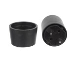 Steffen Fixadapter SchuKo ? T11 IP44, Detailfarbe: Schwarz