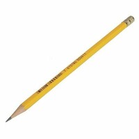 Caran d'Ache Bleistift HB 351.272 gelb, mit Gummi, Kein Rückgaberecht