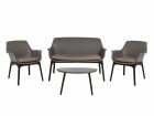 Bica Loungeset Luxor, Set 4-teilig, Taupe/Braun, Material