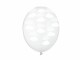 Partydeco Luftballon Wolken Transparent/Weiss Ø 30 cm, 6 Stück