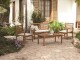 Acamp Loungeset Kreta Braun, 4 Sitzplätze, Material: FSC®-Holz