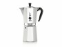 Bialetti Espressokocher Moka Express 18 Tassen, Silber, Material