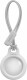Belkin Secure Holder for Apple AirTag with Strap - white