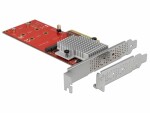 DeLock Host Bus Adapter 2x NVME M.2 SSDs, PCI-Ex8