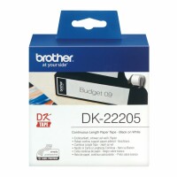 Brother PTOUCH Endlos-Etiketten 62mmx30.48m DK-22205 QL-500/550