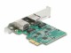 Image 2 DeLock Netzwerkkarte 2x RJ45 2.5 Gbps PCI-Express x1