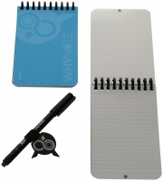 WHYNOTE Notizbuch A6 WNPBOK04 starter-kit, blau, Kein