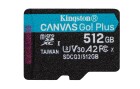 Kingston microSDXC-Karte Canvas Go! Plus 512 GB, Speicherkartentyp