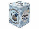Nostalgic Art Teebeutel-Box Classic Tea Grau/Hellblau/Weiss, Detailfarbe
