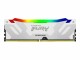 Kingston 16GB DDR5-6800MT/S CL36 DIMM FURY RENEGADE RGB WHITE XMP