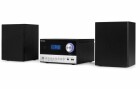 Audizio Micro-HiFi Anlage Toulon Schwarz/Silber, Radio Tuner: FM