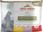 Almo Nature Nassfutter HFC Natural 3 Sorten mit Huhn, 6