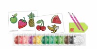 URSUS     URSUS Diamond Sticker Fruit 43500004 10x15cm 2 Bogen