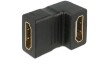 DeLock Adapter 90° unten gewinkelt HDMI - HDMI, Kabeltyp