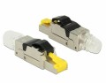 DeLock Stecker RJ45 Cat.6A 10Gbps Feldkonfektion, 1 Stück