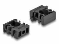 DeLock Kabelschlauchhalter 10 mm, 8 Stück, Schwarz, Produkttyp