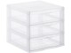 Sundis Schubladenbox A6 Orgamix Transparent, Breite: 18 cm, Höhe