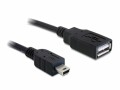 DeLock USB Kabel 0.5m A-Buchse auf MiniB-Stecker, für