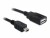 Bild 1 DeLock USB 2.0-Adapterkabel Mini-USB B - USB A