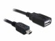 Bild 0 DeLock USB 2.0-Adapterkabel Mini-USB B - USB A