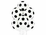 Belbal Luftballon Fussball Schwarz/Weiss, Ø 30 cm, 50 Stück