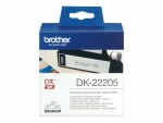 Brother DK-22205 - Black on white - Roll (6.2